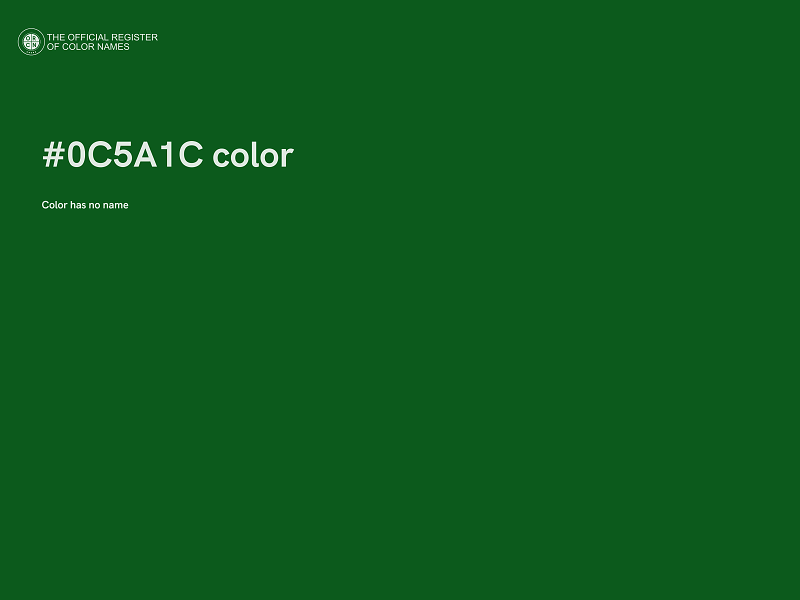 #0C5A1C color image