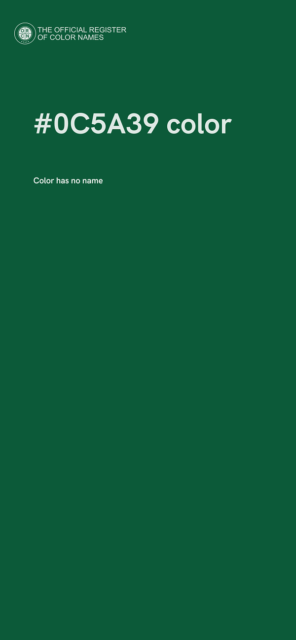 #0C5A39 color image