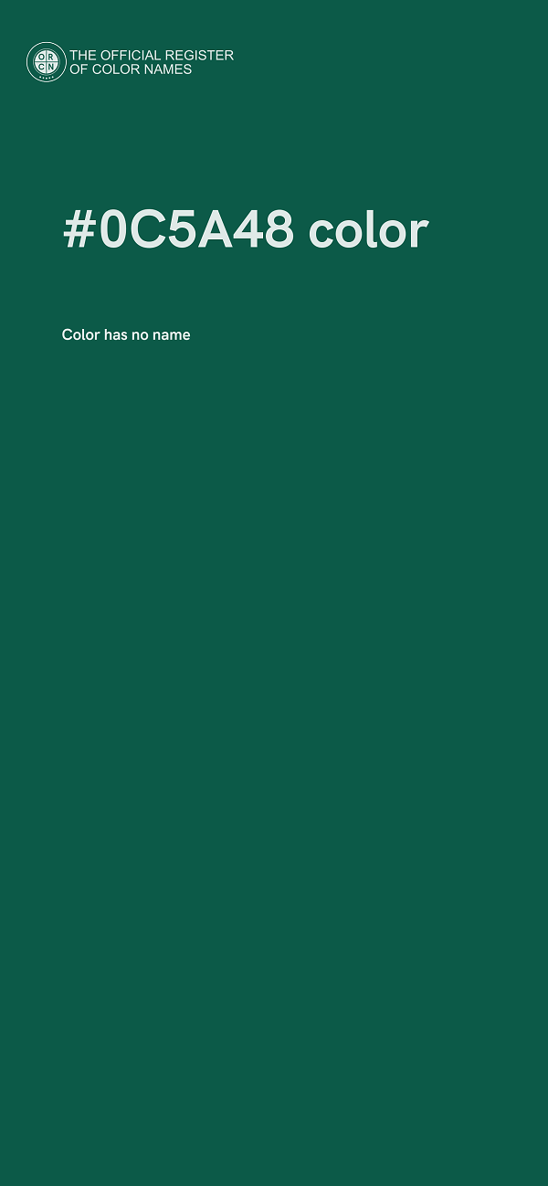 #0C5A48 color image