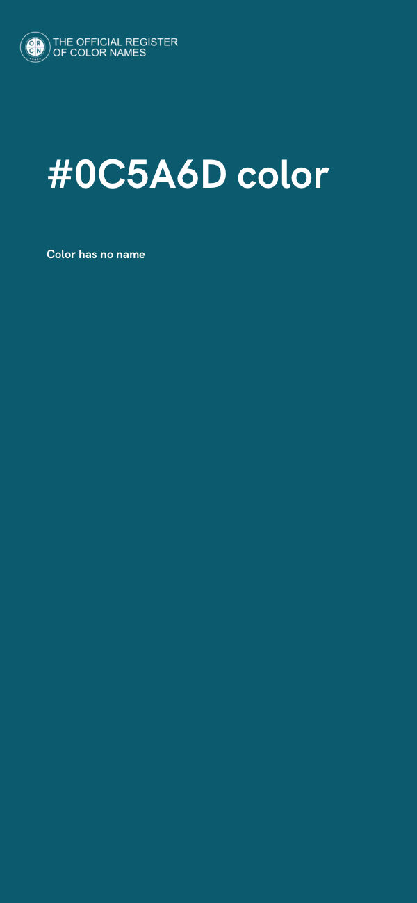 #0C5A6D color image