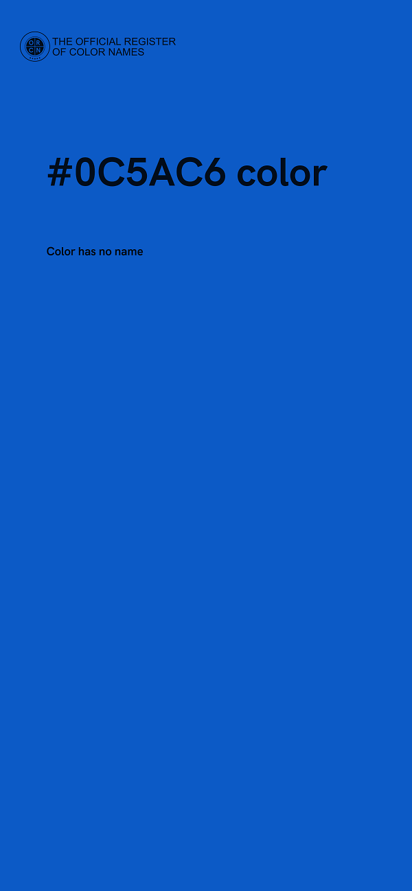 #0C5AC6 color image