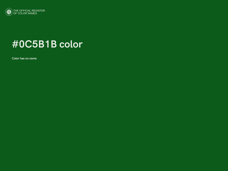 #0C5B1B color image