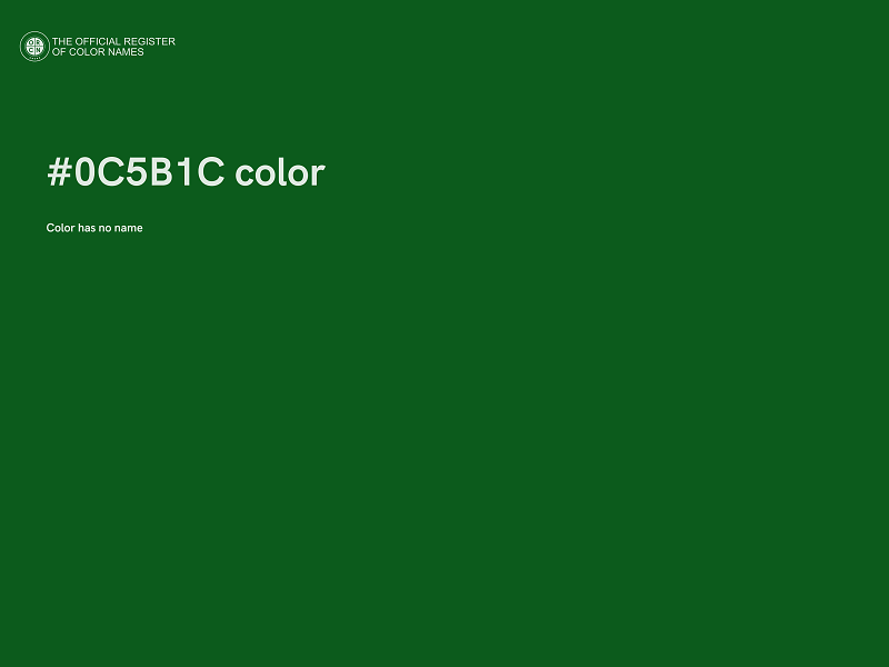 #0C5B1C color image