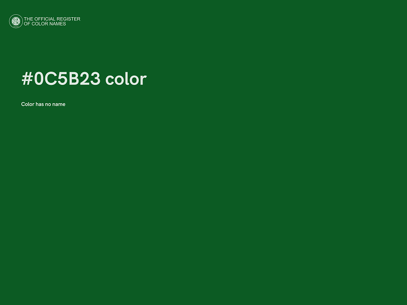 #0C5B23 color image