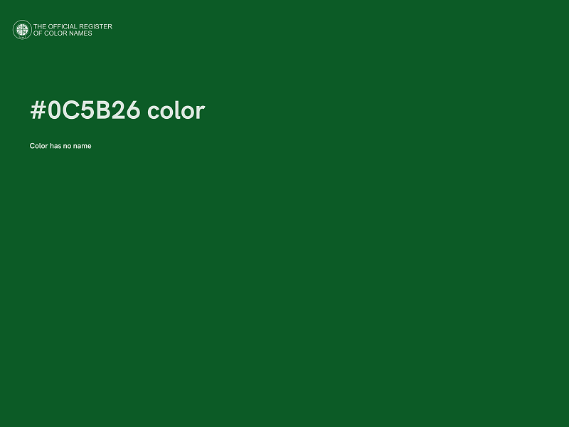 #0C5B26 color image