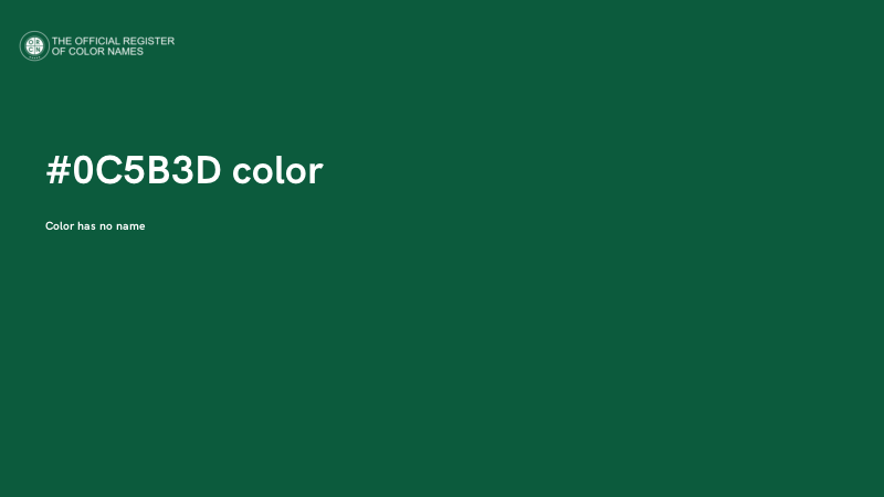 #0C5B3D color image