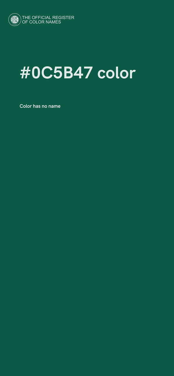 #0C5B47 color image