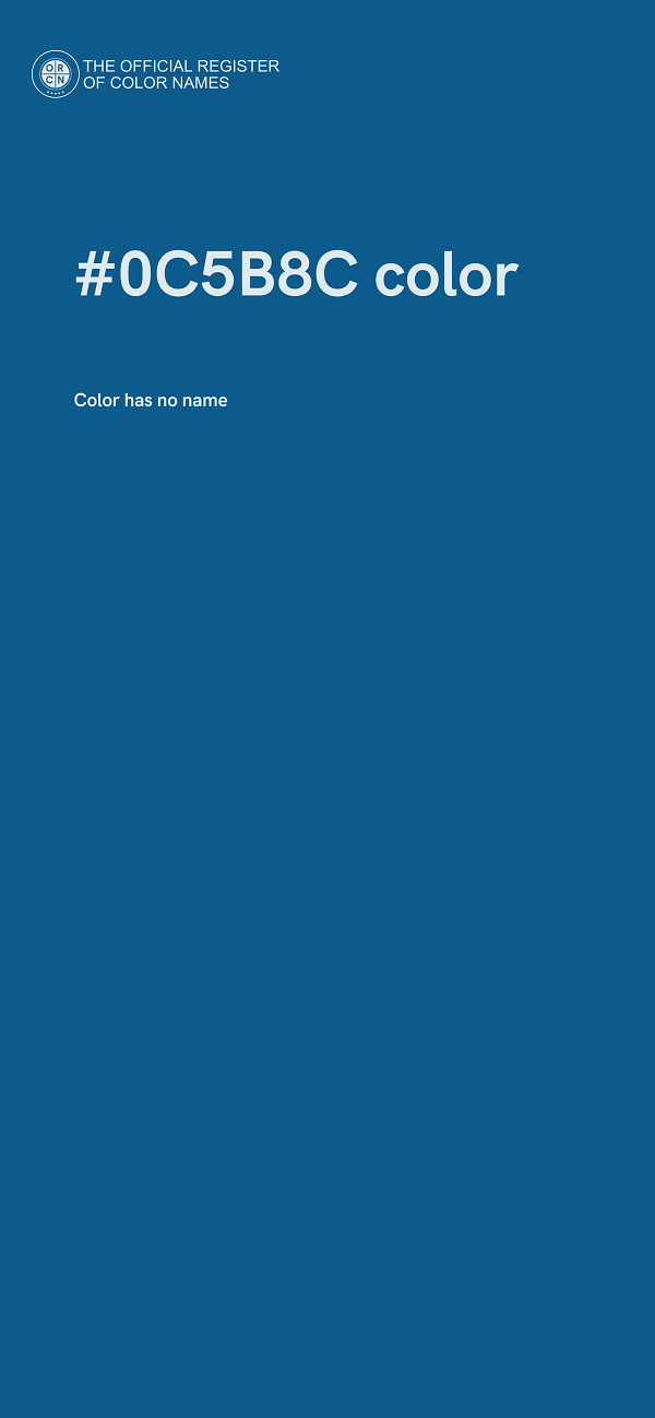 #0C5B8C color image