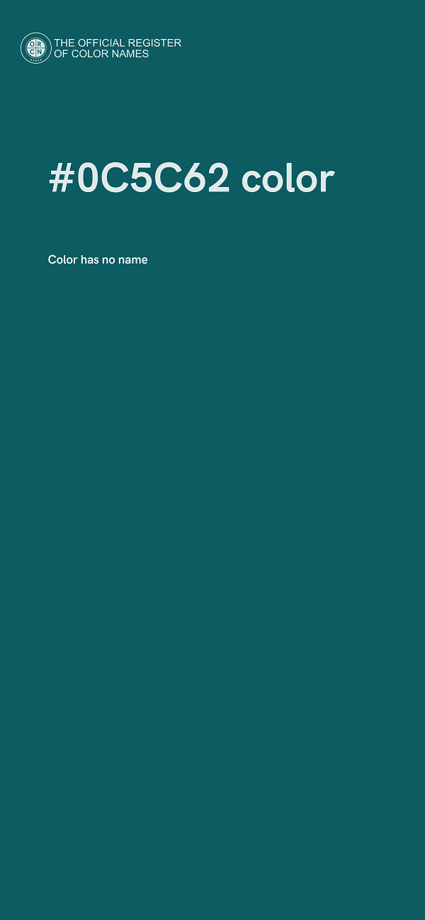 #0C5C62 color image