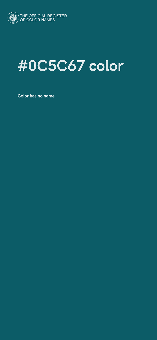 #0C5C67 color image