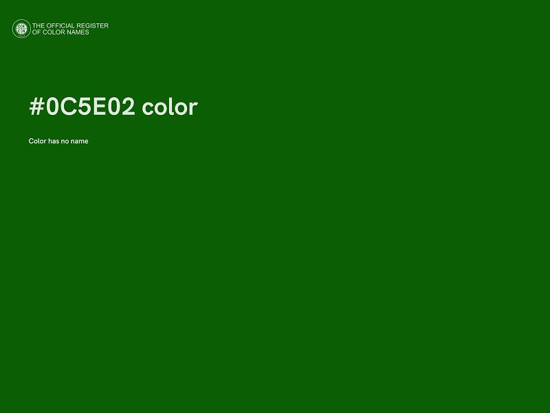 #0C5E02 color image