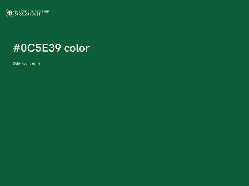 #0C5E39 color image