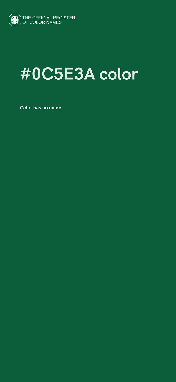 #0C5E3A color image