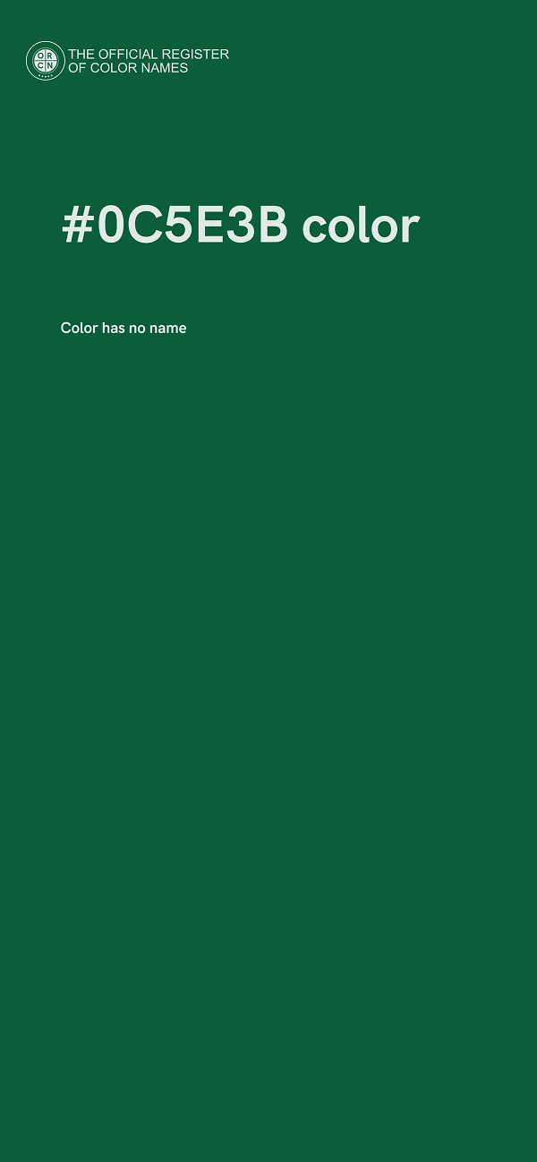 #0C5E3B color image