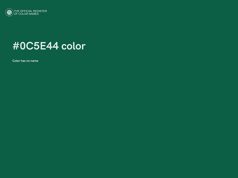 #0C5E44 color image