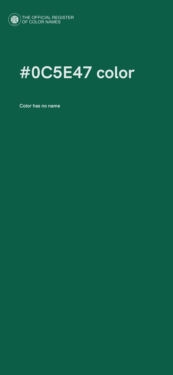 #0C5E47 color image