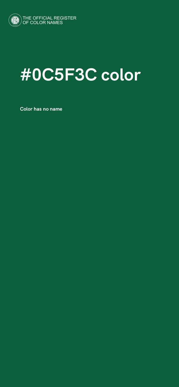#0C5F3C color image
