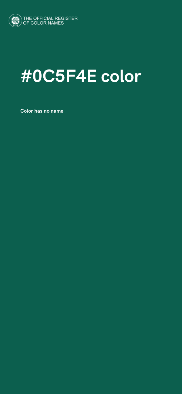 #0C5F4E color image