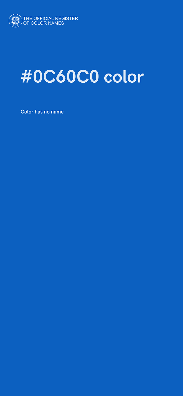 #0C60C0 color image