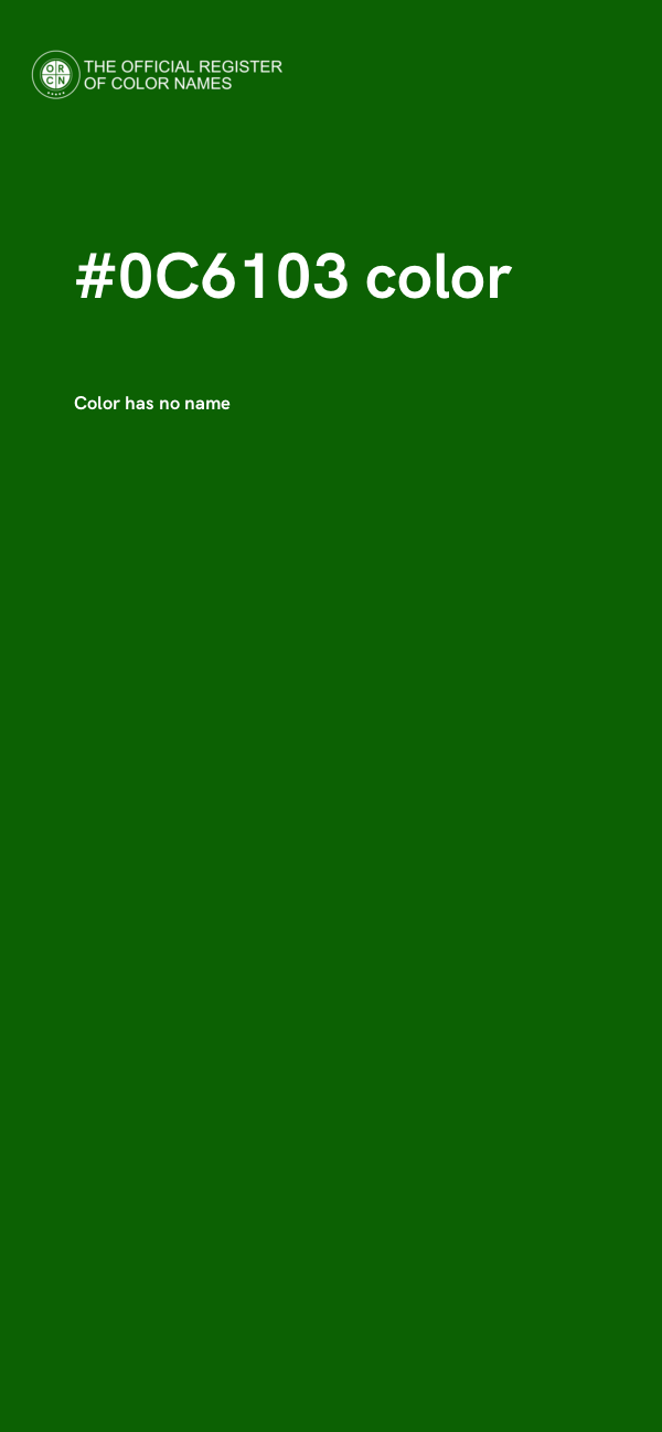 #0C6103 color image