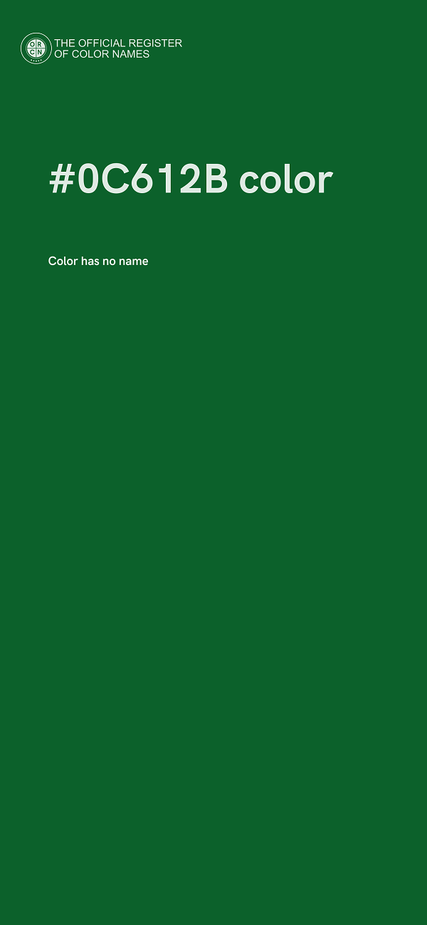 #0C612B color image