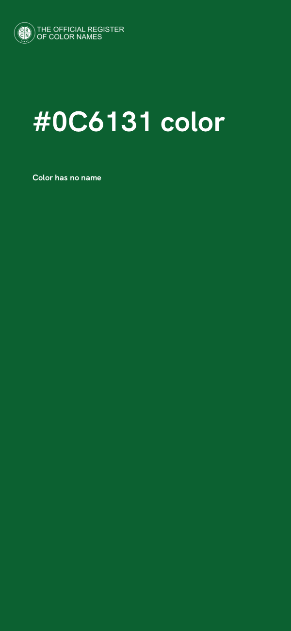 #0C6131 color image