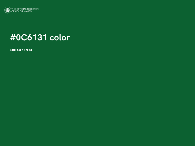 #0C6131 color image