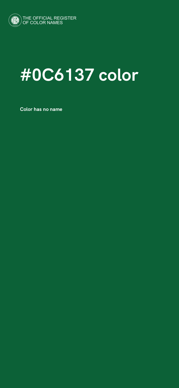 #0C6137 color image