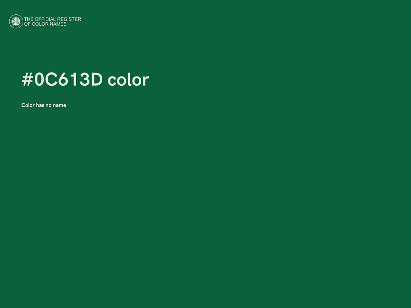 #0C613D color image