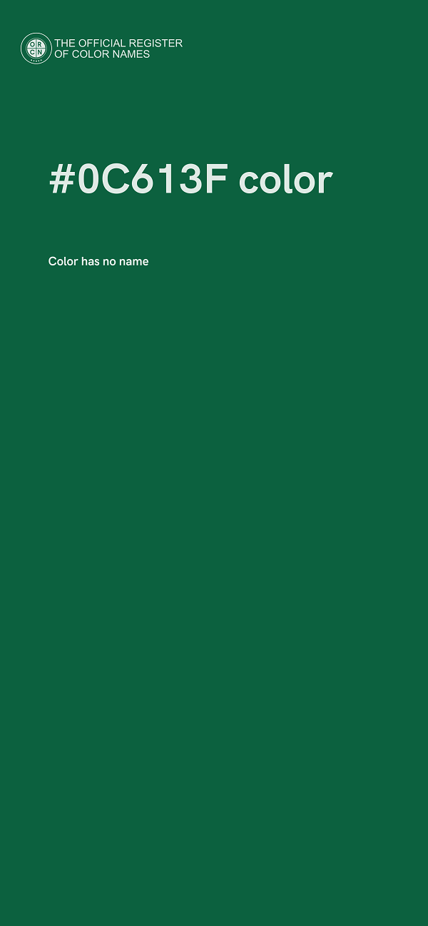 #0C613F color image