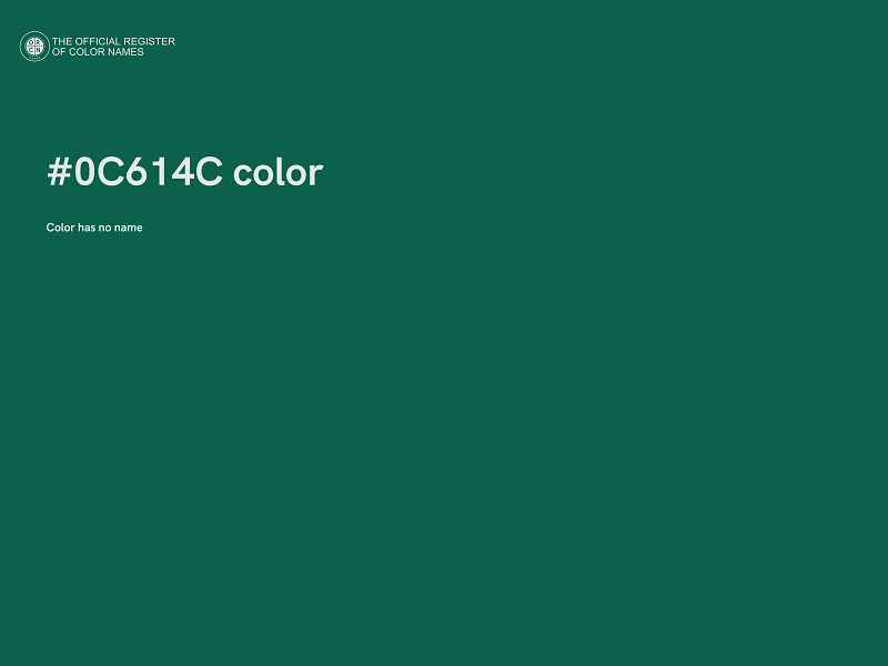 #0C614C color image