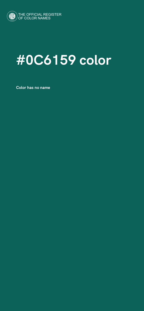 #0C6159 color image