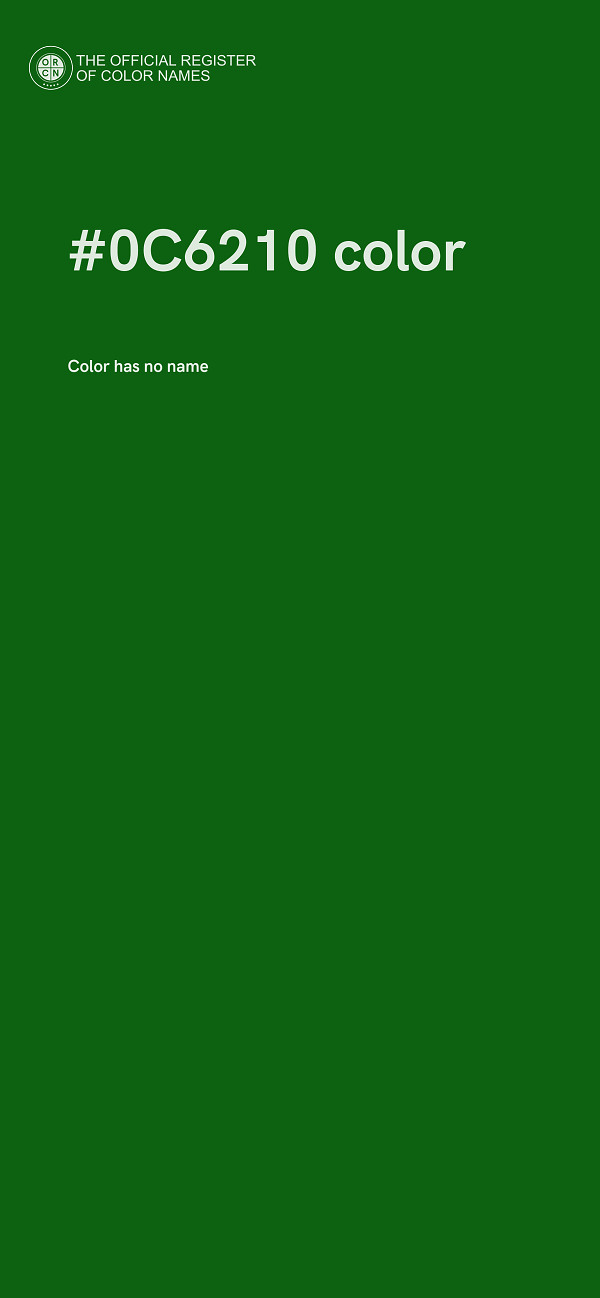 #0C6210 color image