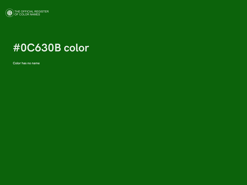 #0C630B color image