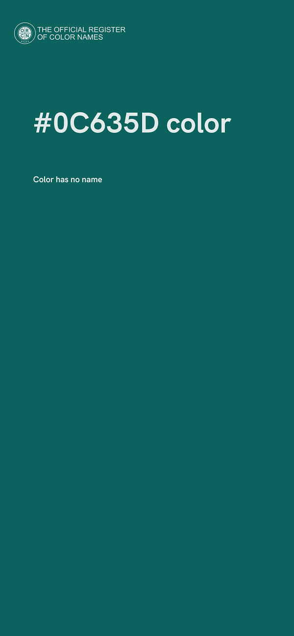 #0C635D color image
