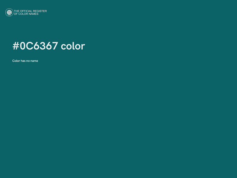 #0C6367 color image