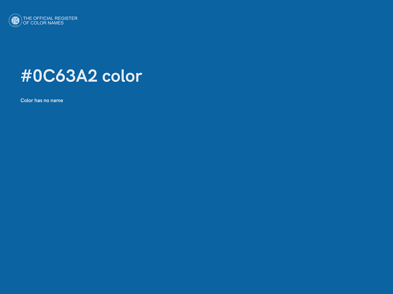 #0C63A2 color image