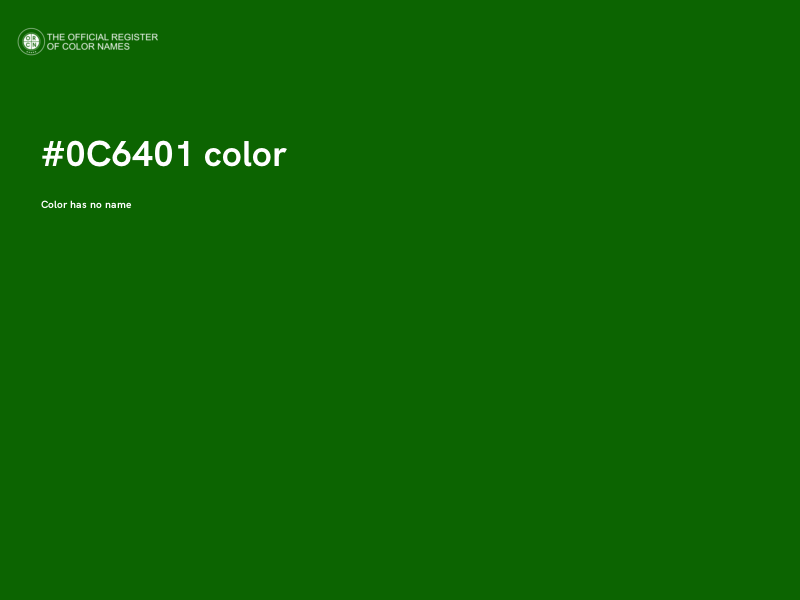 #0C6401 color image