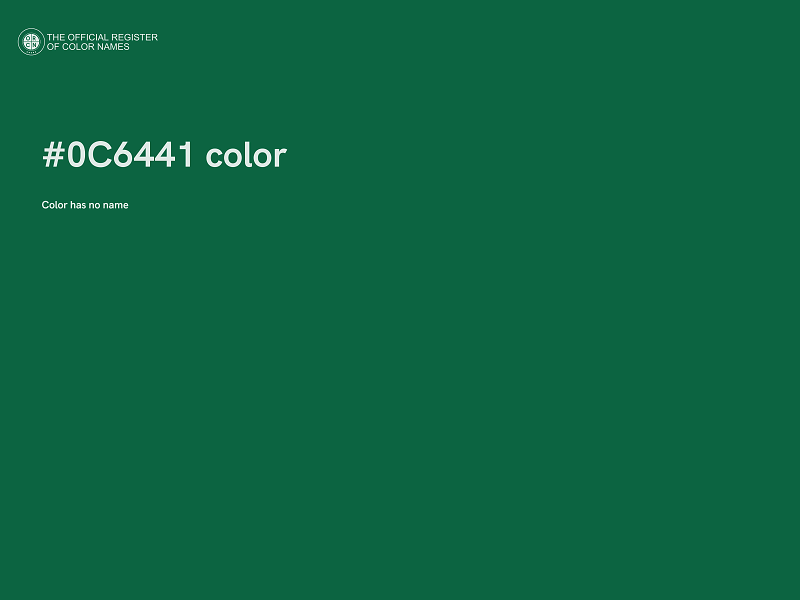 #0C6441 color image