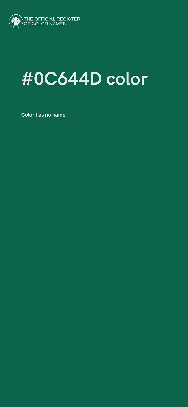 #0C644D color image