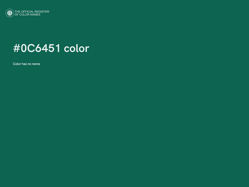 #0C6451 color image