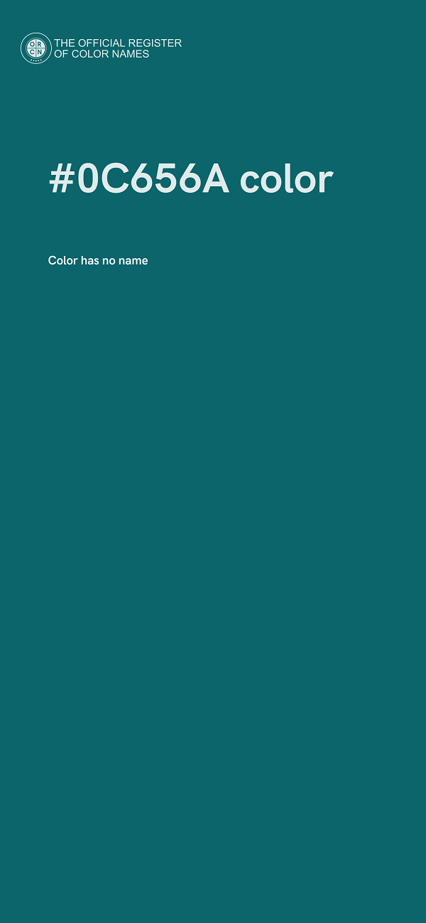 #0C656A color image