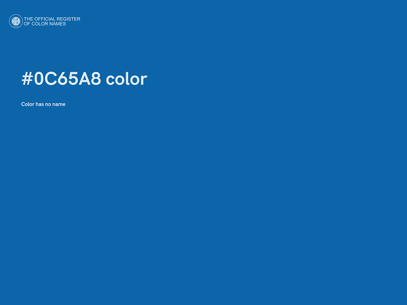 #0C65A8 color image