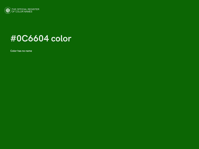 #0C6604 color image