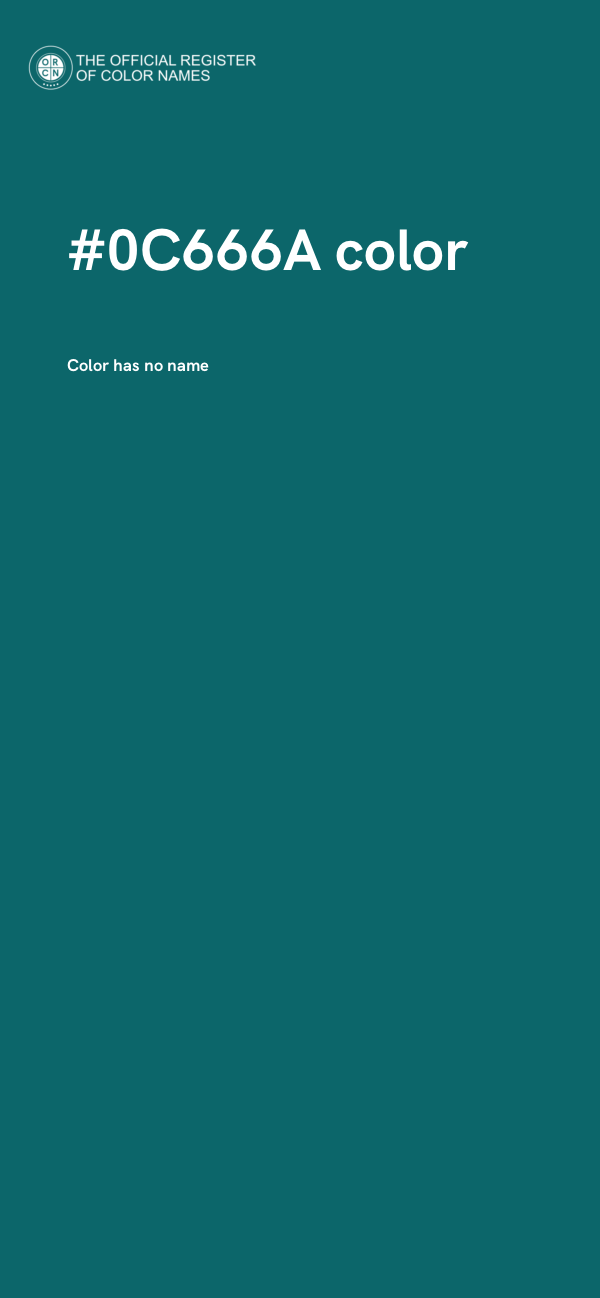 #0C666A color image