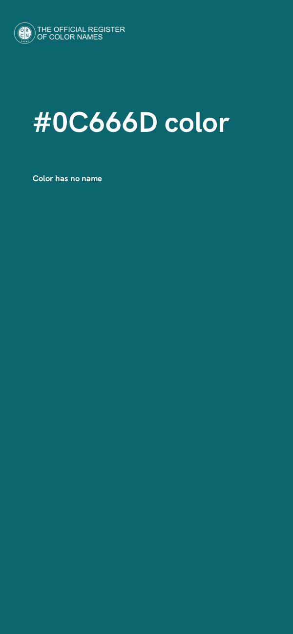 #0C666D color image