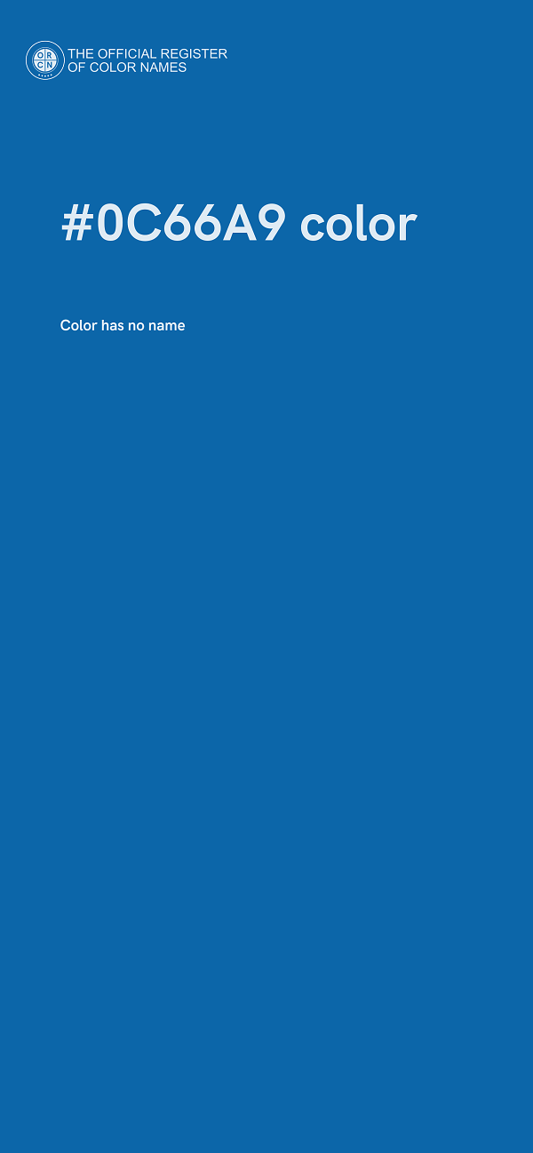 #0C66A9 color image