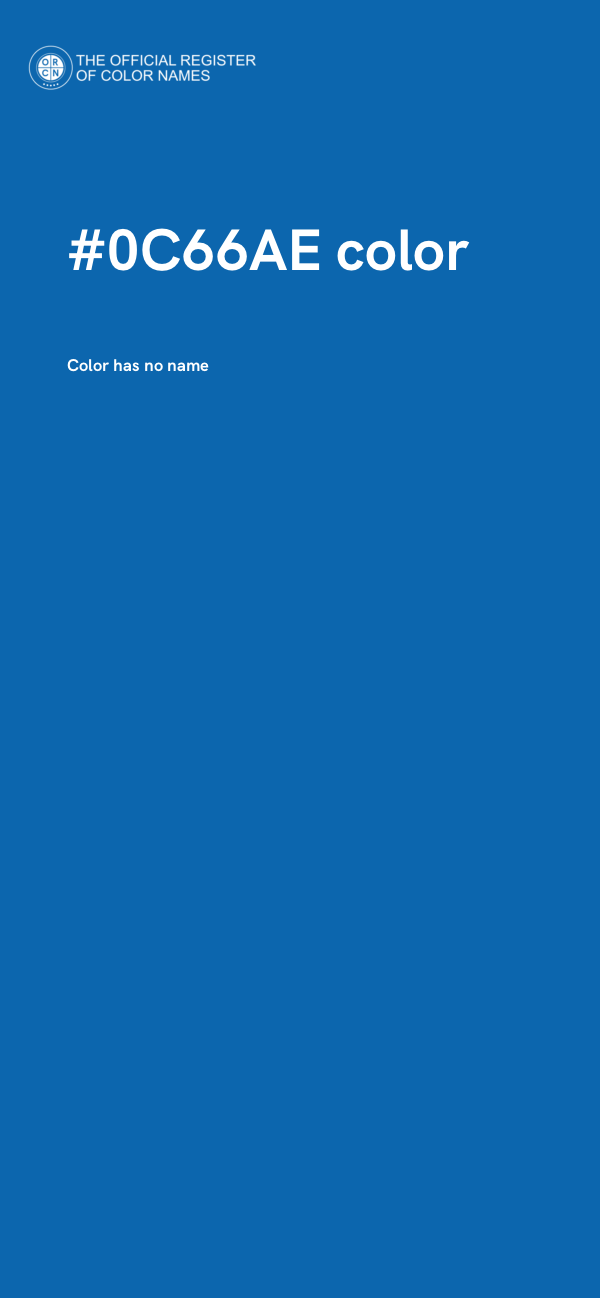#0C66AE color image