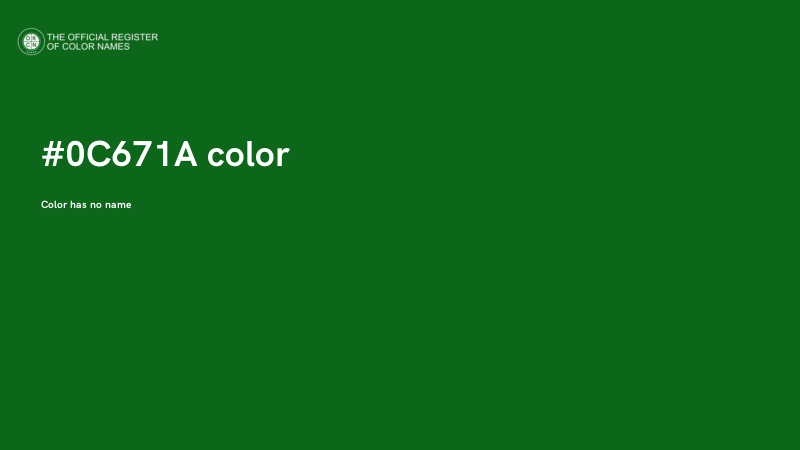 #0C671A color image