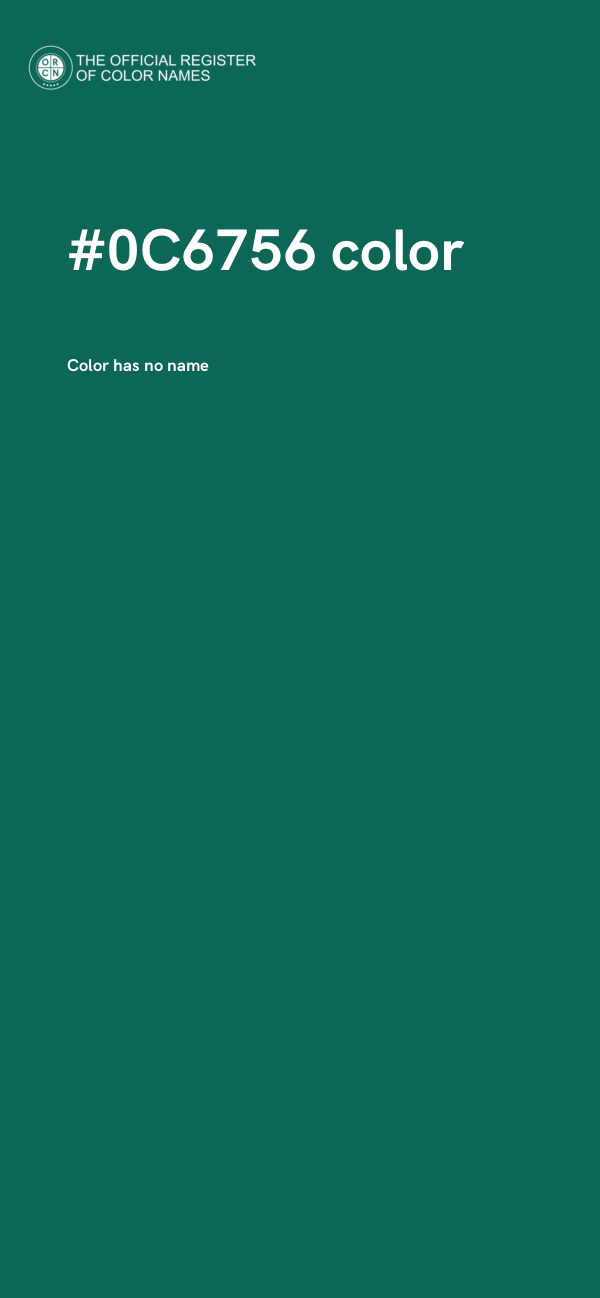 #0C6756 color image